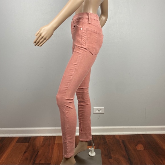 NEW RAG & BONE REVOLVE PINK HIGH-WAISTED CORDUROY PANTS - Picture 5 of 8